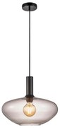 Nordlux - Lampadario a sospensione con filo ALTON 1xE27/60W/230V nero