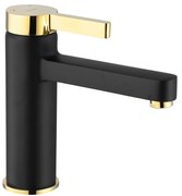 Rubinetto da lavabo Rea Polo Black Gold Low