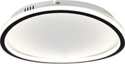 Plafoniera LED CALI, 30 W, 230 V, Ø 40 cm, nera