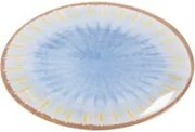 Piatto ovale 35 cm in melammina blu Soler