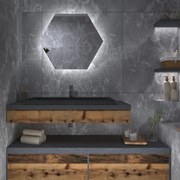 Specchio atipico con luce LED G10