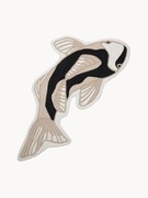 Tappeto in lana dalla forma organica Koi