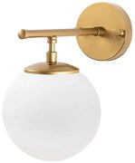 Lampada da parete bianca/dorata Roe – Opviq lights