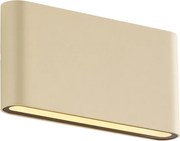 Lampada da parete moderna da esterno beige 17,5 cm con LED IP65 - Batt