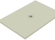 Piatto doccia in ceramica extra slim crema L 90 x L 70 cm