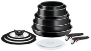 Set di pentole in alluminio 13 pezzi INGENIO EASY COOK &amp; CLEAN BLACK L1549023 - Tefal