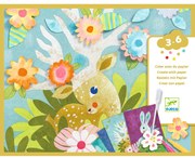 Gioco d'arte con la carta - animali della foresta