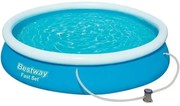 Bestway - Piscina Fast Set Autoportante Tonda Cm.366X76H. - kg.14,0 -lt.5.377 -filtro cartuccia (art.57274)