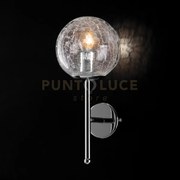 Applique in ferro cromo lucido 1 luce tresor