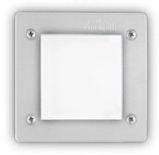 Lampada Da Incasso Moderna Quadrata Avenue Plastiche Bianche 1 Luce Gx53 W 4000K