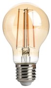 Lampada LED E27 8W a Filamento Ambrata, Dimmerabile - A60 Colore Bianco Caldo 2.500K