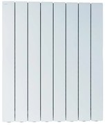 Radiatore acqua calda PRODIGE MODERN in alluminio, 8 elementi, interasse 700 mm, bianco