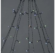 Nedis WIFILXT01C180 - Tenda natalizia LED RGB 240xLED/11 funzioni 8m IP65 Wi-Fi Tuya