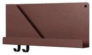 Muuto - Folded Shelves 51x22 Deep Red Muuto