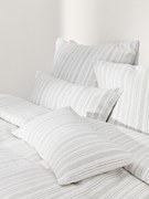 Copripiumino in lino lavato a righe Telma