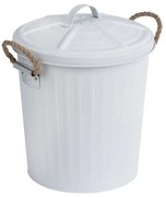 Cestino in acciaio inox bianco Gara - Wenko