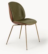 Sedia in similpelle con scocca Beetle