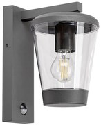Rabalux 7267 - Lampada a parete da esterno con sensore SAVANO 1xE27/40W/230V IP44