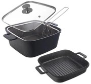 Teglie in set in alluminio 2 pz 24,5x32,5 cm GRANDE - Orion