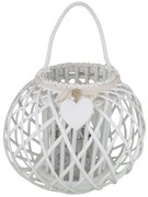 GISELE - lanterna in vimini tondo 20 x 32 cm