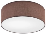 Plafoniera SIRJA DOUBLE 2xE27/15W/230V diametro 35 cm marrone