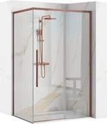 Cabina doccia SOLAR Copper Brush 120x90