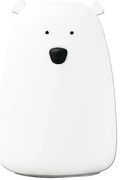 Lampada touch LED RGB per bambini BEAR LED/0,8W/5V bianca + USB