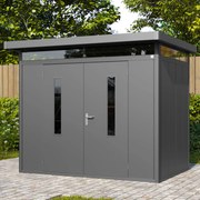 PRIMEYARD Casetta da giardino 263x180 cm, antracite - (GFPV00904)