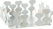 Portatovaglioli di design nori bianco marmo