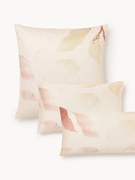 Federa reversibile in raso di cotone con stampa floreale Marino