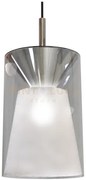 Iconic-g c sospensione 1 luce struttura in metallo cromo con vetro ...