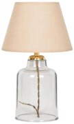 Lampada da tavolo AYD 1xE27/40W/230V beige/trasparente