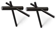 Normann Copenhagen - Sticks Ganci 2 pz. Nero Normann Copenhagen