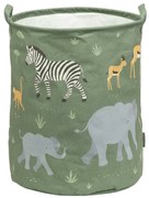 A Little Lovely Company - cesta porta giocattoli - animali della savana