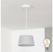 Brilagi - Lampadario LED su cavo CERIA 1xE27/40W/230V Ø 25 cm grigio