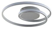 Lindby - Kyron LED Plafoniera Argento/Titanio Lindby