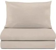 Completo letto 1 piazza e mezza melange beige