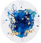 Orologio da parete 33 cm macchia blu Orolo - gino Progetti