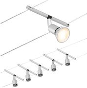 Paulmann 94442 - SET 5xGU5,3/10W Faretto SALT 230V cromo opaco