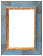 Cornice Firenze blu opaco per foto da 70x100 cm