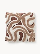 Copricuscino fatto a mano con design trapuntato Jiri