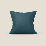 Rotterdam cuscino disponibile in diversi colori realizzato in microfibra effetto velluto raso impermeabile T09 blu