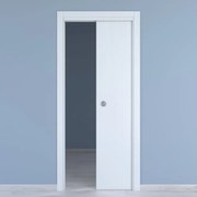 Porta scorrevole Renoir bianco L 60 x H 210 cm reversibile