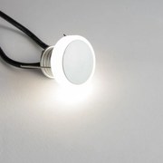 Faretto LED 1W IP65, Tondo Luce Laterale - Professional Colore  Bianco Naturale 4.000K