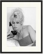 Foto incorniciata fatta a mano Brigitte on The Phone