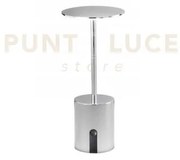 Lumetto led ricaricabile touch dimm 3000k ip44 batteria 4000ma rica...