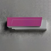 Applique Contemporanea Clap Metallo Magenta Led 18W