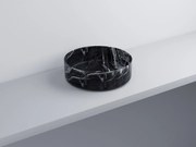 Cielo Shui Comfort Lavabo da appoggio 40 cm tondo senza troppopieno breccia arabescata