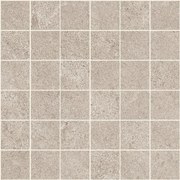 Mosaico 30x30 Effetto Pietra Gres Porcellanato Rettificato Greige Ceramica Sant Agostino Highstone CSAMHSGR30