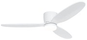 Ventilatore da soffitto intelligente bianco incl. LED con telecomando - Sofio